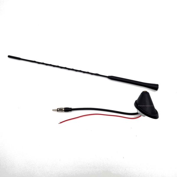 16V AM FM ANTENNE aktiv 60 Grad Strahler 400mm Dachantenne UKW AM FM